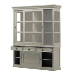 Buffet Sollerön II -Mobilier Soldes buffet solleroen pinie massiv granit messing 3416029