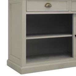 Buffet Sollerön II -Mobilier Soldes buffet solleroen pinie massiv granit messing 3416045