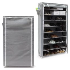 2x Meubles à Chaussures Anthracite