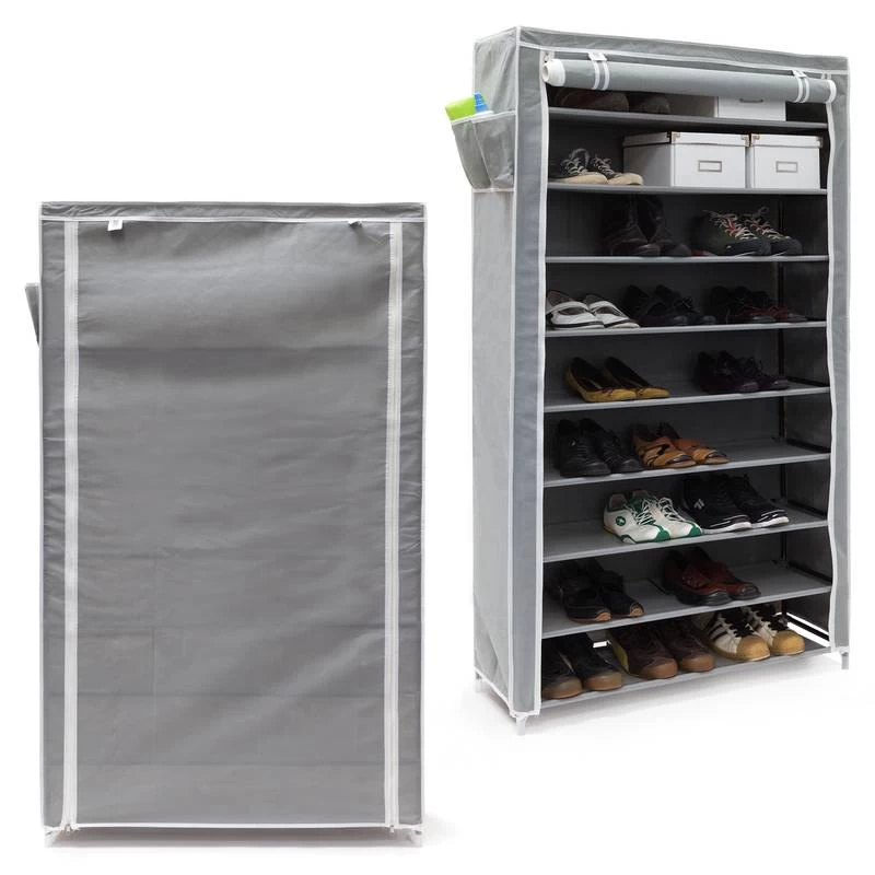 2x Meubles à Chaussures Anthracite 3 2x Meubles à Chaussures Anthracite