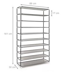 3x Meubles à Chaussures Anthracite -Mobilier Soldes c046e3903b7b4415bf1b2a7b6fb21c2b 1