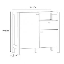 Buffet Moderne 1 Tiroir 2 Portes NORWAY -Mobilier Soldes c12a022964944beba09cf263184f384b