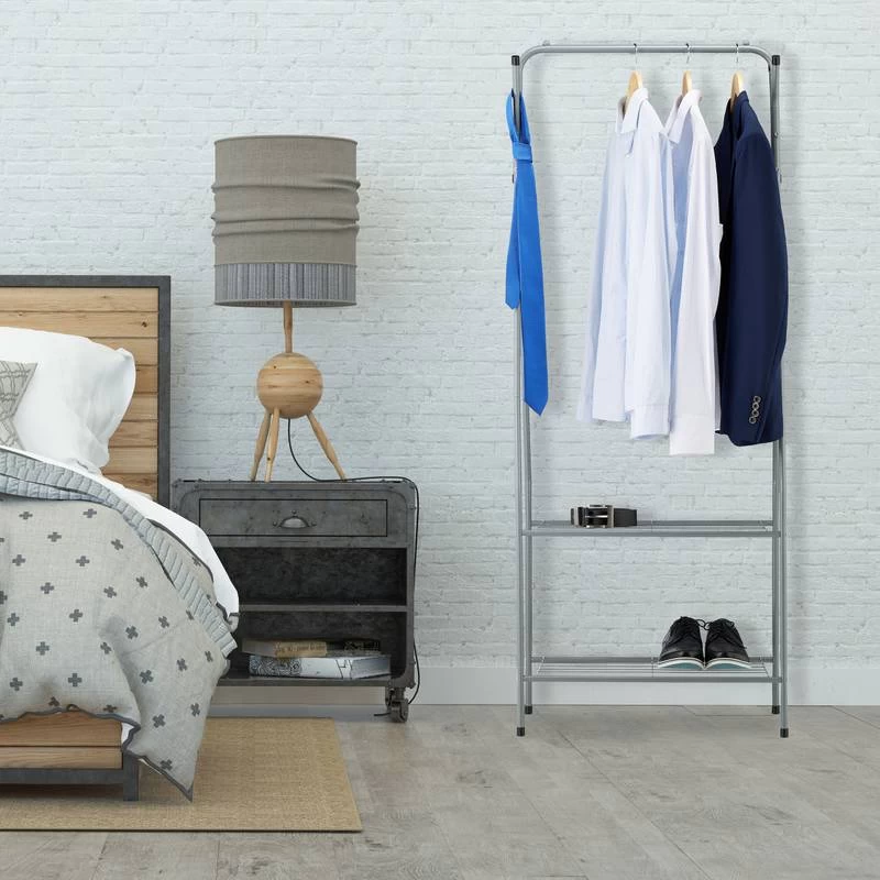 Portemanteau Avec 2 étagères 6 Portemanteau Avec 2 étagères – Image 4