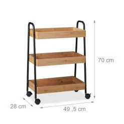 Chariot De Service Bambou 3 Étages -Mobilier Soldes c3aa5fff939c41409597bd5159ffd42c
