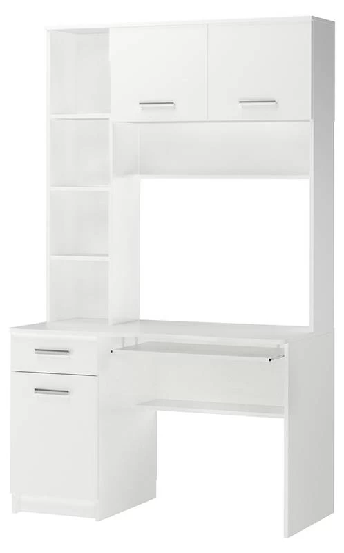 Bureau Ordinateur Crossline Blanc 3 Bureau Ordinateur Crossline Blanc