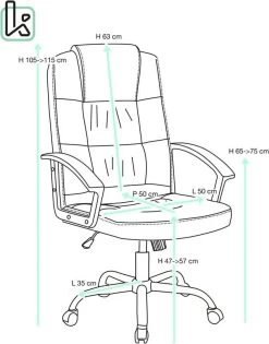 Fauteuil De Bureau Basculant LOOP -Mobilier Soldes cc22ed7381584a15b8a9e30cd7e639b9