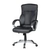 Fauteuil De Bureau Cosimo -Mobilier Soldes chefsessel cosimo kunstleder schwarz 3337569