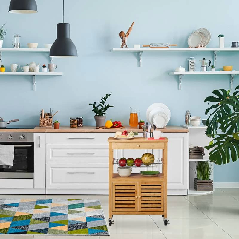 Desserte De Cuisine Bambou 4 Desserte De Cuisine Bambou – Image 2