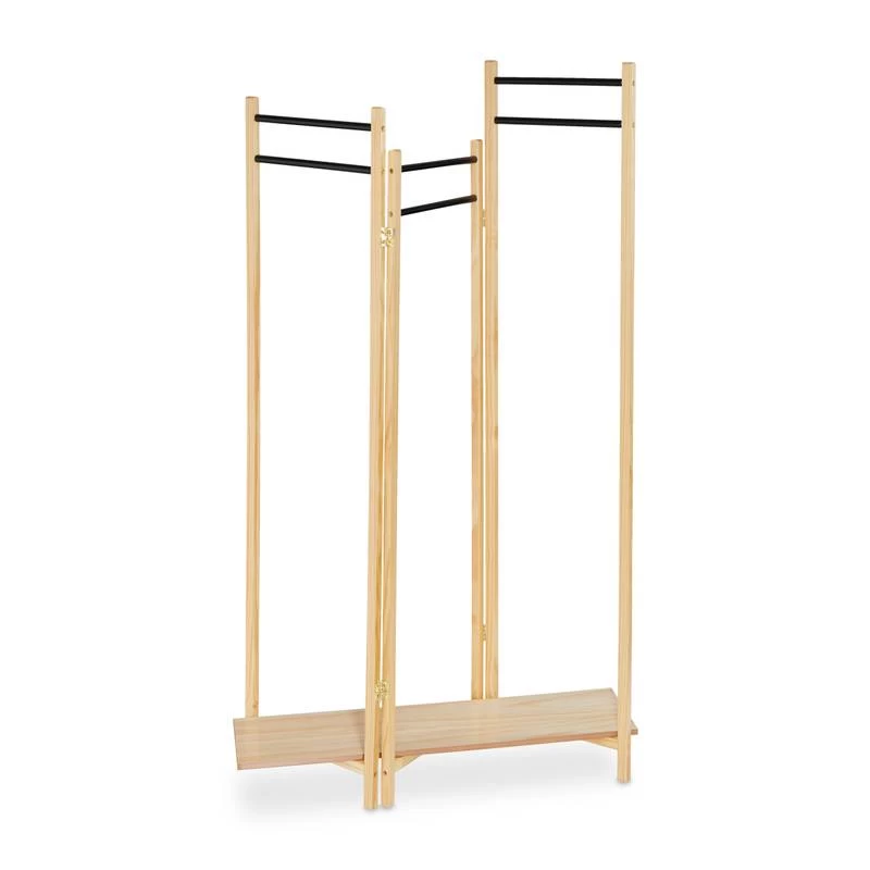 Portant à Vêtements Style Paravent 3 Portant à Vêtements Style Paravent