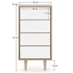 Chiffonnier Denia 4 Tiroirs -Mobilier Soldes dd03983afee84a4cb862894f1fd12e29