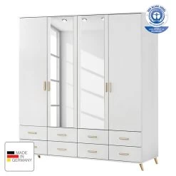 Armoire à Portes Battantes Annett 6 Armoire à Portes Battantes Annett -Mobilier Soldes drehtuerenschrank annett alpinweiss esche coimbra 181 cm 4 tuerig 4593256