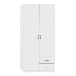 Armoire à Portes Battantes Case II -Mobilier Soldes drehtuerenschrank case ii alpinweiss 274275