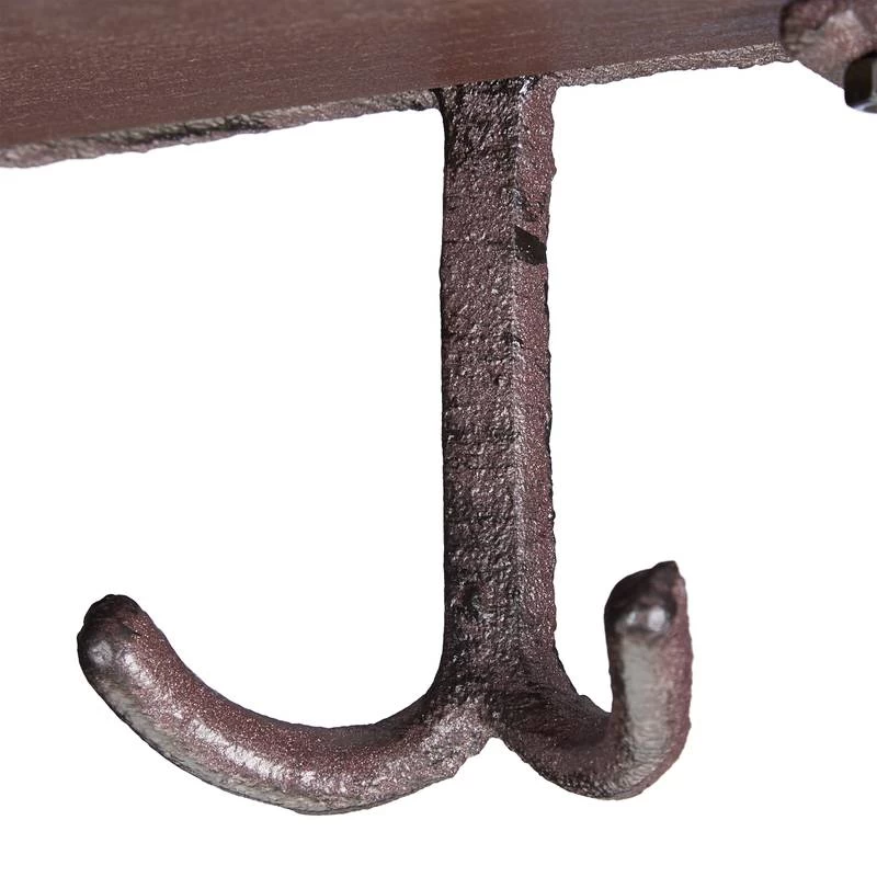 Porte-manteaux Mural étagère 8 Porte-manteaux Mural étagère – Image 6