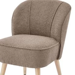 Fauteuil TIVOLI Tissu Bouclette Kaki -Mobilier Soldes e8af02d46c174fd4a1c6d8bc92b35eed