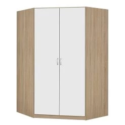Armoire D'angle Case -Mobilier Soldes eckschrank case alpinweiss sonoma eiche dekor 270464