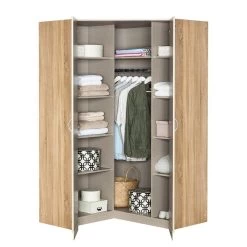 Armoire D'angle Case -Mobilier Soldes eckschrank case sonoma eiche dekor 1865538