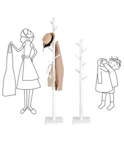 Porte-manteau Sur Pied Blanc 8 Crochets 17 Porte-manteau Sur Pied Blanc 8 Crochets -Mobilier Soldes eddfbb19e3e04cee9931b4c3d0ae597a