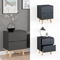 Commode Neptune Anthracite/sonoma Petit -Mobilier Soldes ef20f28a37ca446cbda8e6df08acdc4d
