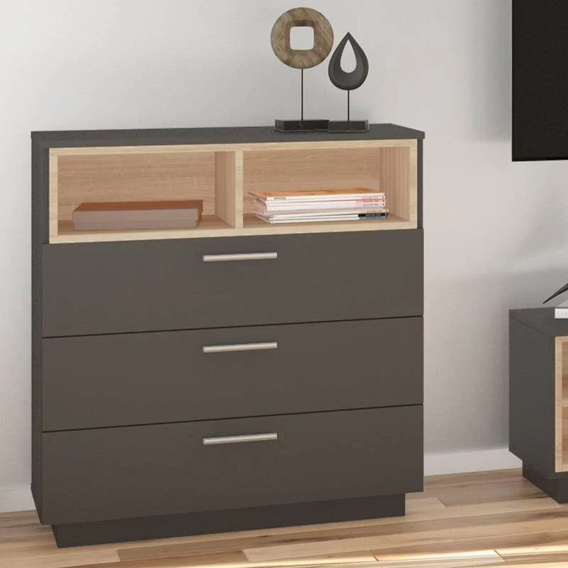 Commode Beatrice Blanc/sonoma 12 Commode Beatrice Blanc/sonoma – Image 10