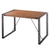 Table MANCHESTER -Mobilier Soldes esstisch manchester ii akazie massiv metall akazie anthrazit 120 x 80 cm 4873684