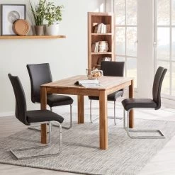 Table Kreios Avec Rallonge -Mobilier Soldes esstisch redwood mit ausziehfunktion eiche massiv geoelt 3373357