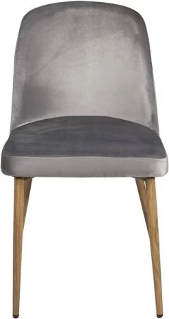 Chaise Scandinave Velours DIMA -Mobilier Soldes f45faa3815514c75ab396cb891751284