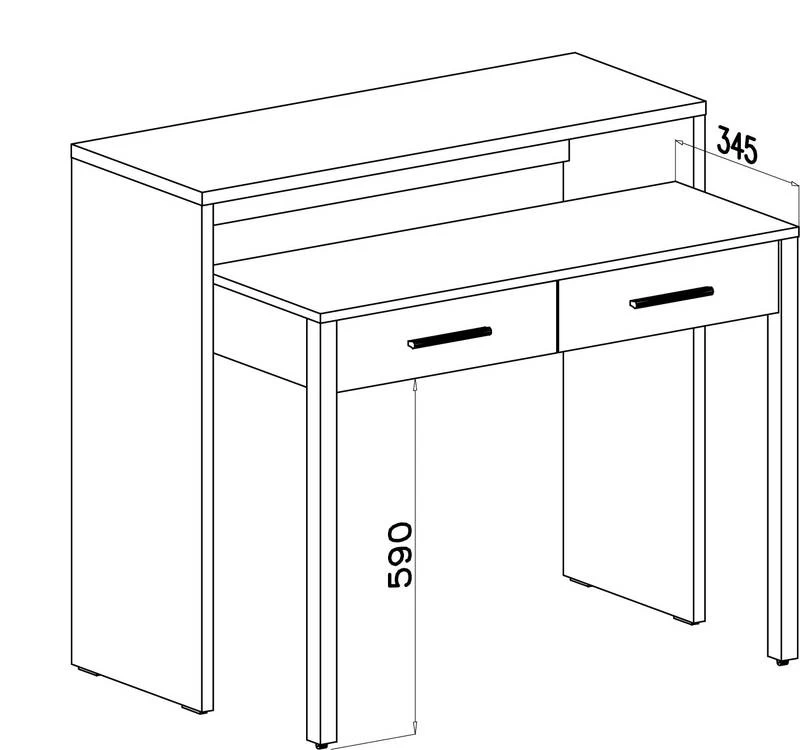 Bureau Informatique Extensible Blanc 11 Bureau Informatique Extensible Blanc – Image 9