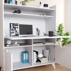 Secrétaire Berdi Blanc -Mobilier Soldes f724610e35e84a5d8bb933a2cde3b737