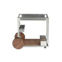 Chariot De Minibar En Acier Poli Et Bois 11 Chariot De Minibar En Acier Poli Et Bois -Mobilier Soldes f8140d6cd3e24080828e6668919002aa