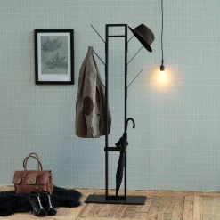 Produits populaires -Mobilier Soldes garderobenstaender berekua metall schwarz 4237516