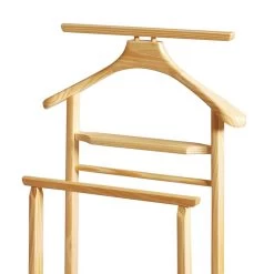 Valet De Nuit Bastia I -Mobilier Soldes herrendiener bastia i kiefer massiv natur 248012