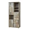 Armoire Tapara -Mobilier Soldes hochkommode tapara i braun grau 4383776
