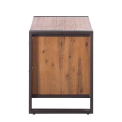 Table De Chevet MANCHESTER -Mobilier Soldes nachtkommode manchester 2er set akazie massiv akazie anthrazit 4883248