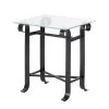 Table De Nuit Saronno -Mobilier Soldes nachttisch saronno schwarz lackiert 4050896