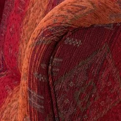 Fauteuil à Oreilles Isabelle -Mobilier Soldes ohrensessel isabelle webstoff rot 1013294