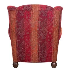 Fauteuil à Oreilles Isabelle -Mobilier Soldes ohrensessel isabelle webstoff rot 1013306