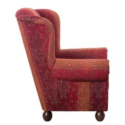 Fauteuil à Oreilles Isabelle -Mobilier Soldes ohrensessel isabelle webstoff rot 1013314
