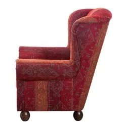 Fauteuil à Oreilles Isabelle -Mobilier Soldes ohrensessel isabelle webstoff rot 1013318