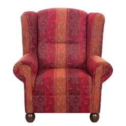 Fauteuil à Oreilles Isabelle -Mobilier Soldes ohrensessel isabelle webstoff rot 1013322