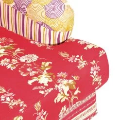 Fauteuil Wing Patchwork -Mobilier Soldes patchwork ohrensessel webstoff mehrfarbig 3588233