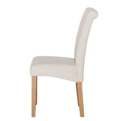 Chaises Capitonnées Jeanne (lot De 2) 25 Chaises Capitonnées Jeanne (lot De 2) -Mobilier Soldes polsterstuhl jeanne 2er set leinenstoff creme 1986262