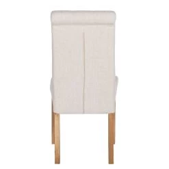 Chaises Capitonnées Jeanne (lot De 2) 26 Chaises Capitonnées Jeanne (lot De 2) -Mobilier Soldes polsterstuhl jeanne 2er set leinenstoff creme 1986266