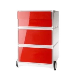 Caisson à Roulettes EasyBox II 40 Caisson à Roulettes EasyBox II -Mobilier Soldes rollcontainer easybox ii weiss rot 1595682