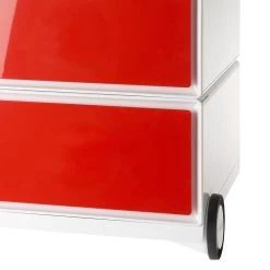 Caisson à Roulettes EasyBox II 41 Caisson à Roulettes EasyBox II -Mobilier Soldes rollcontainer easybox ii weiss rot 1595686