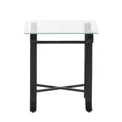 Table De Nuit Saronno -Mobilier Soldes saronno nachttisch schwarz lackiert 1195701