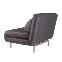 Fauteuil Convertible Copperfield Tissu -Mobilier Soldes schlafsessel copperfield webstoff stoff parsa grau schwarz 3943356