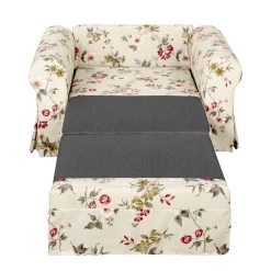 Fauteuil-lit Latina Country Avec Housse 30 Fauteuil-lit Latina Country Avec Housse -Mobilier Soldes schlafsessel latina v flachgewebe gebluemt creme 4132844