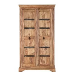 Armoire Bombay II -Mobilier Soldes schrank bombay sheesham massiv natur 1380611