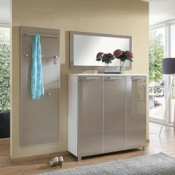 Panneau Porte-manteaux Alavere I -Mobilier Soldes schuhkommode alavere iii taupe weiss 3757000