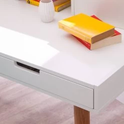 Bureau LINDHOLM 24 Bureau LINDHOLM -Mobilier Soldes sekretaer lindholm weiss eiche massiv 4037284
